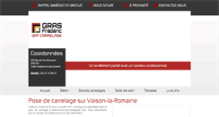 Desktop Screenshot of gpfcarrelage.com